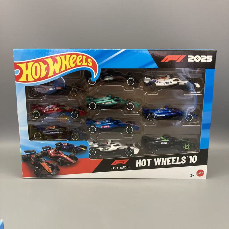 Hot Wheels F1 Formula Racing Car 10-Piece Set Ferrari Red Bull Mercedes Alloy Car Model Small Car Jmm24 Hot Wheels F1 Formula Racing Car 10-Piece Set Ferrari Red Bull Mercedes Alloy Car Model Small Car Jmm24