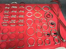 Dongfeng Tianlong Tianjin Hercules car exhaust pipe supercharger fan clamp clip 1203095-T4000