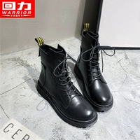 Warrior, Martens, Tide, ботинки, осенние короткие сапоги на платформе, 2020 года