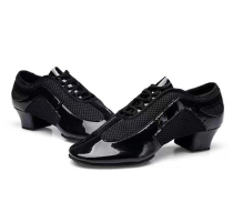 New version of ADSmissfun upgraded A8003 rice apricot camel black female Latin teacher practice shoes mid-heel