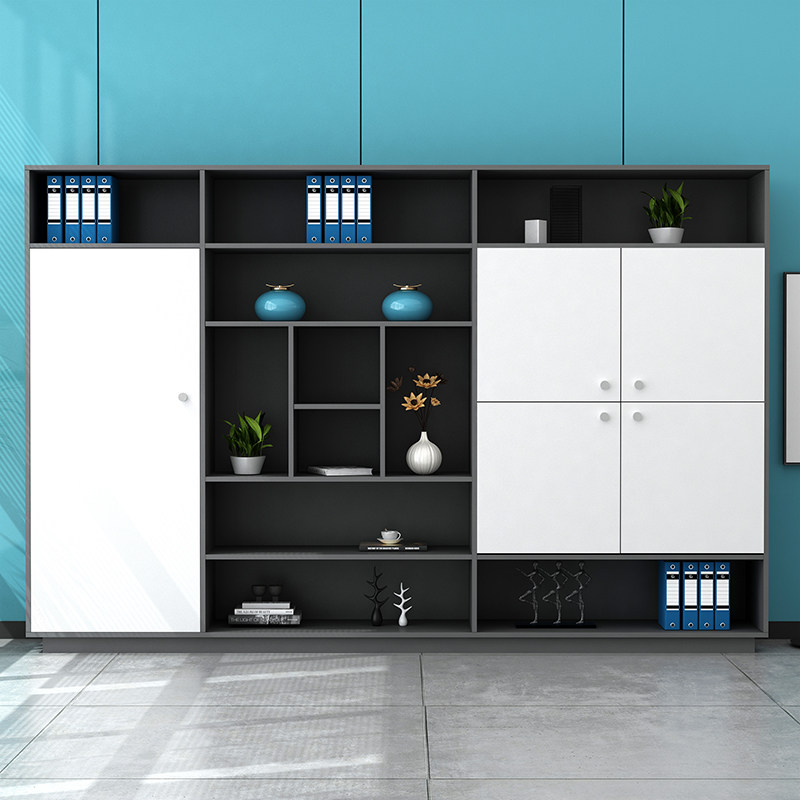 Boss room file cabinet information cabinet display cabinet office study wooden office bookcase storage cabinet floor cabinet
