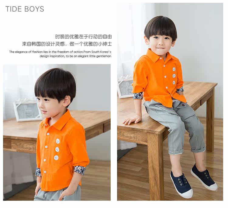 Chemise garcon à manche longue - Ref 2075866 Image 20