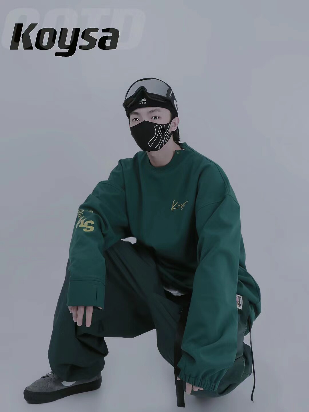 幻速极限KOYSA新款国潮翡翠滑雪服，防水滑雪卫衣男女潮牌包邮，冬季滑雪必备神器！