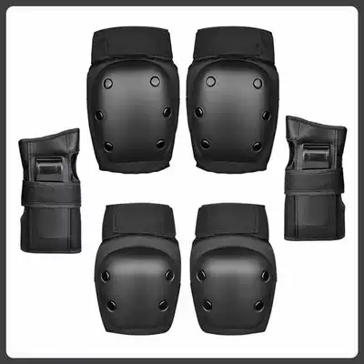 Six-piece set of high-end protective gear knee elbows Palm skateboard newcomer WHOS skateboard