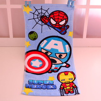 Q version of the superhero Spider-man American team Superman foreign trade childrens towel towel