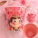 Fujiya Milk Girl Nhựa Melamine Cốc nhựa Bàn chải đánh răng Cốc nước Cốc nước súc miệng - Tách