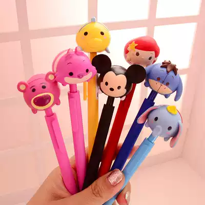 TSUM bass Hudi three-eyed mermaid super cute cartoon water-sex pen gel pen signature pen DIY original