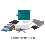 Сумка-органайзер, портативная косметичка с молнией, универсальный картхолдер