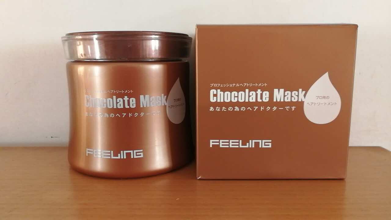 Filling chocolate hair film inverted mold care withered dry fur bronzed and damaged hair special 500ML