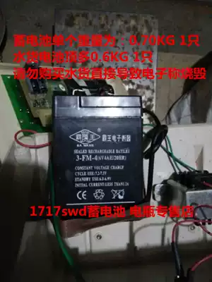 Bawang electronic weighing instrument battery 3-FM-4 6V4AH 20HR electronic scale platform scale balance scale battery