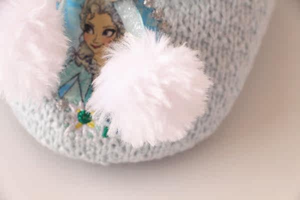 Pantoufles enfants en suède pour hiver - semelle autre - Ref 1007363 Image 17