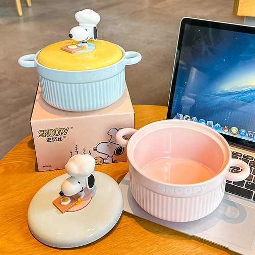 Nuby, керамическая милая высококачественная супница для школьников для домашнего использования