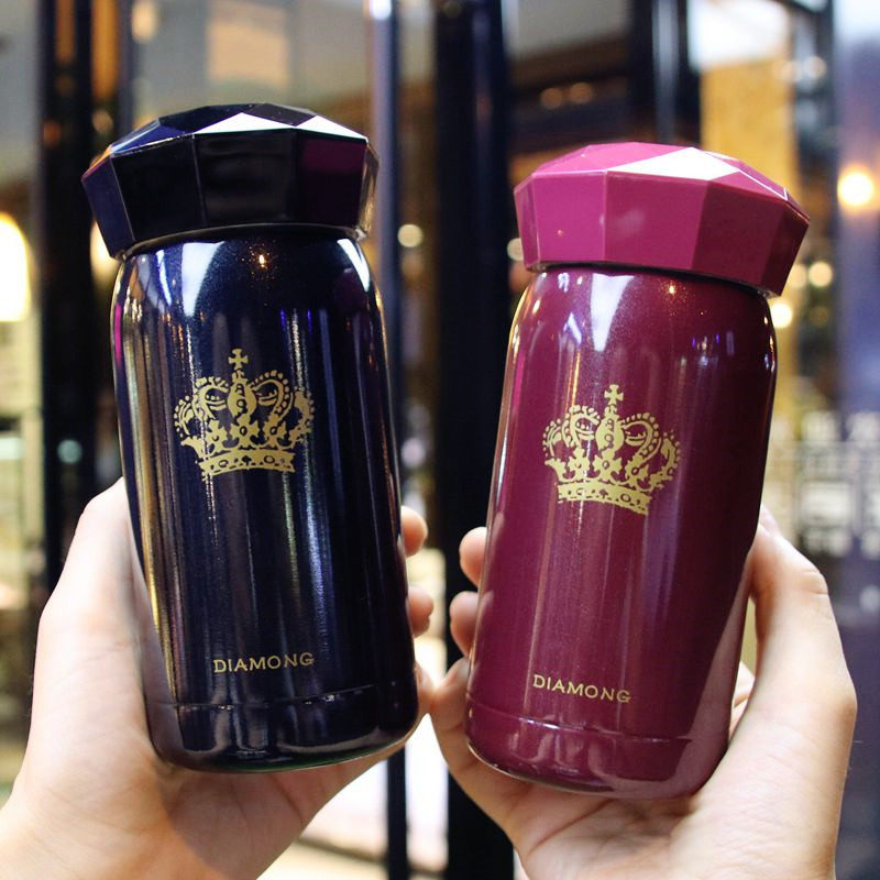 Water Cup Warm Cup female students Korea portable mini fresh cup cup Building tea cup cup