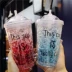 Mùa hè cốc đá sippy cốc nhỏ nước ngọt cốc cô gái phiên bản Hàn Quốc cốc nước đá đôi cốc nhựa cốc lạnh - Tách bình thuỷ tinh đựng nước Tách