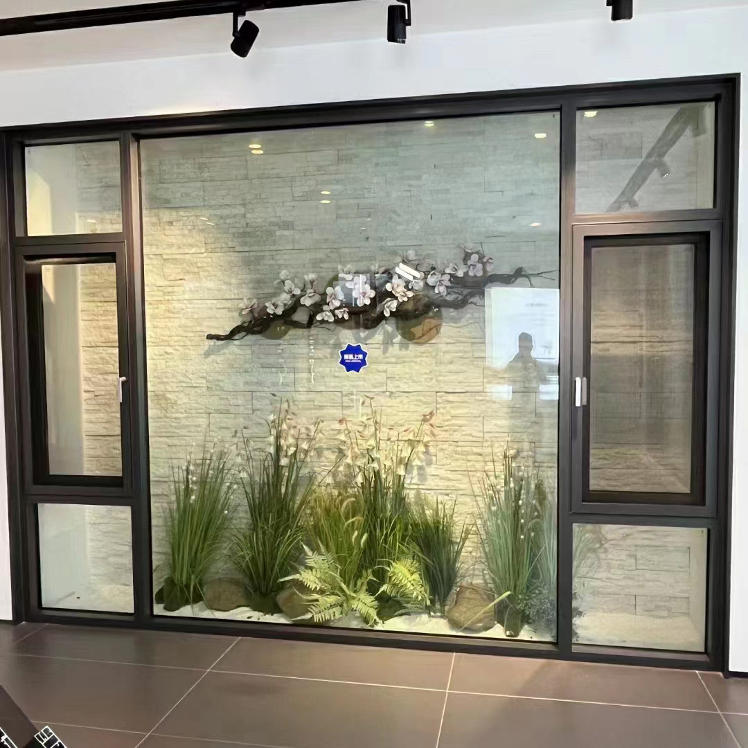 Foshan Aishangmei broken bridge aluminum alloy system window casement window floor-to-ceiling window sealing balcony sound insulation heat insulation high permeability gauze