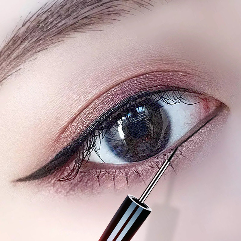 Extremely fine eye line liquid pen waterproof persistent not fainting and anti-sweat beginners new hand extremely fine inner rubber mesh red eye line pen positive