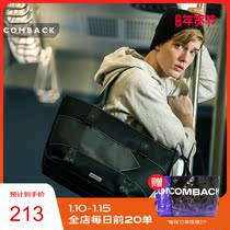 COMBACK Mens Leisure Street Bag Large Capacity Luggage Hand bag Womens Tide Flap Travel Bag Tote Bag Tide