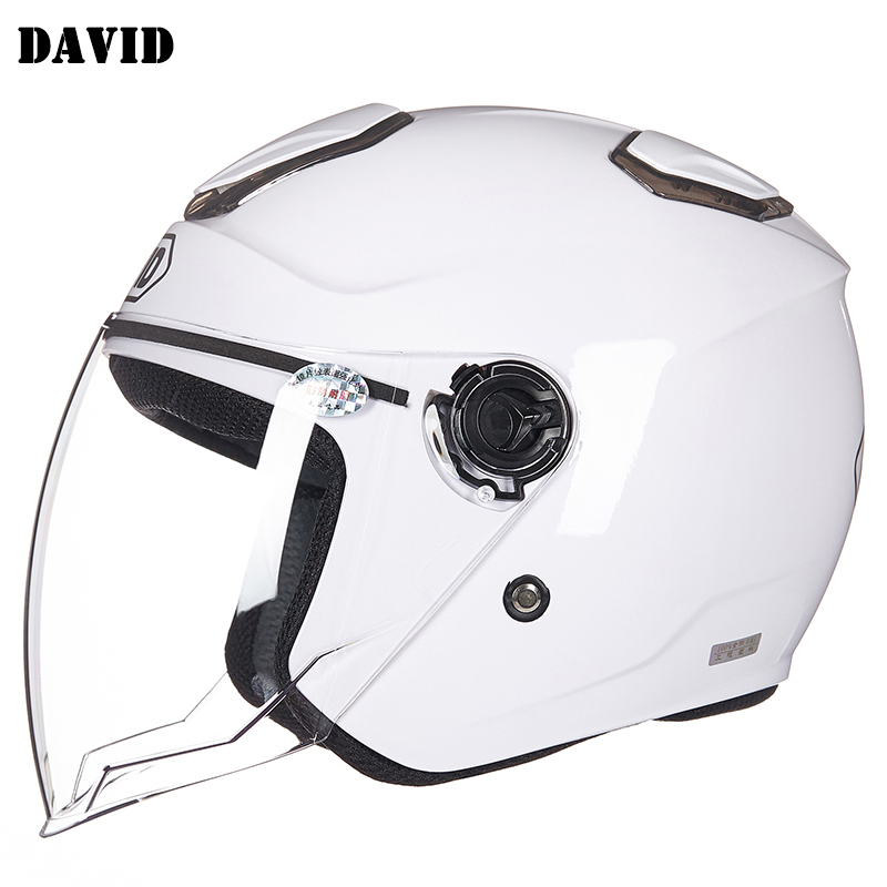 david motor car safety helmet male spring and autumn in semi-covered safety helmet Women Seasons half helmet Autumn Winter stay warm