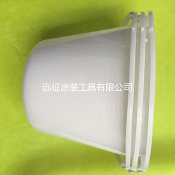 Yuanzheng brand portable enlarged and thickened small white bucket that cannot be broken plastic paint mixing bucket painting tool
