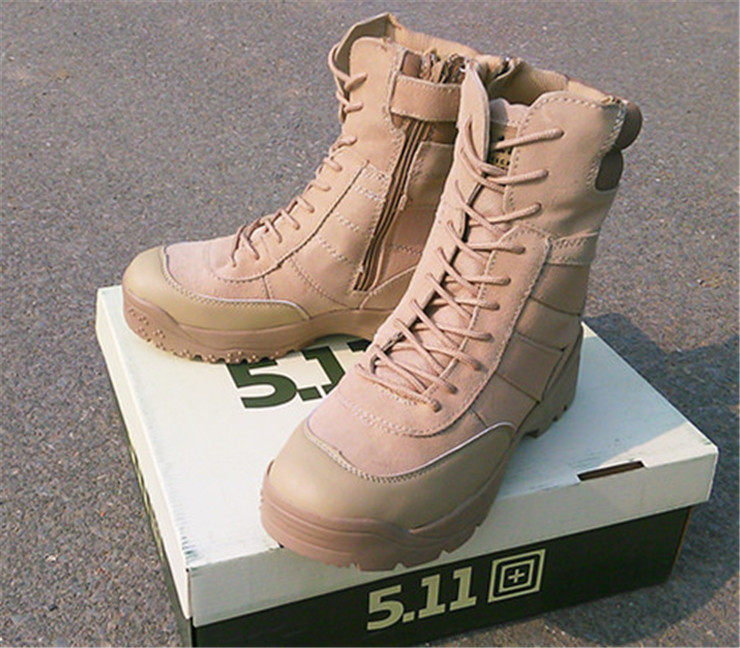 Bottes militaires en cuir - porter - Ref 1397667 Image 9