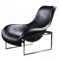 Designer European-style modern light luxury glass fiber reinforced plastic duck tongue chair Net red bedroom hotel single leisure chair factory explosion model