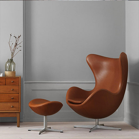 Designer Glass Fiber Eggs Styling High Back Casual Chair Desk Office Swivel Chair Ex-gratia Chair