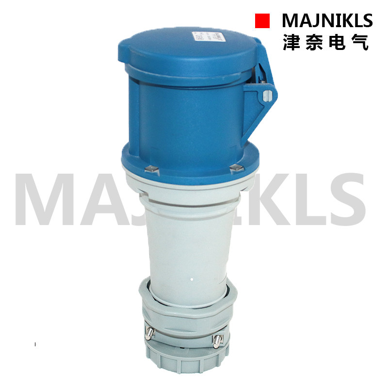Shanghai new strong electric outdoor waterproof industrial plug socket coupling connector 3 core 63AJNIKLS