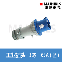 New MAJNIKLS waterproof explosion-proof industrial plug 3-pin 63A TYP- 1227 IP44 Shanghai Jinnai