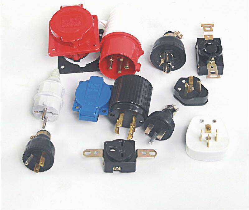 Marine new generator original copper American type European 3 - 5 hole plug household 220v16A30A