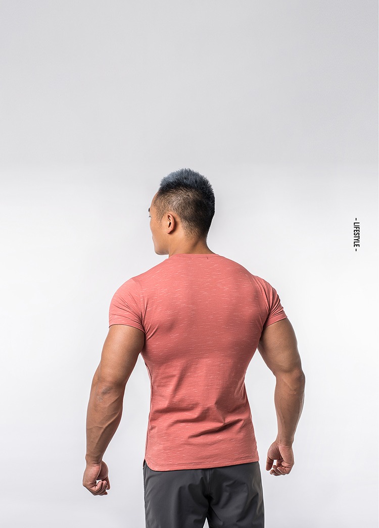 EVENSO Sports Casual Tay áo ngắn mùa hè Tập thể dục Mặc thể dục Tập thể dục Tay áo ngắn Đào tạo Áo thun thể thao hàng đầu Nam áo ba lỗ nam tập gym