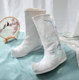 ເກີບ Hanfu ຕົ້ນສະບັບໃຫມ່ Inner Height Sleeves ເຄື່ອງແຕ່ງກາຍບູຮານເກີບເກີບແບບໂບຮານຂອງຜູ້ຊາຍເກີບໂບຮານ Embroidered ເກີບ Hanfu Boots