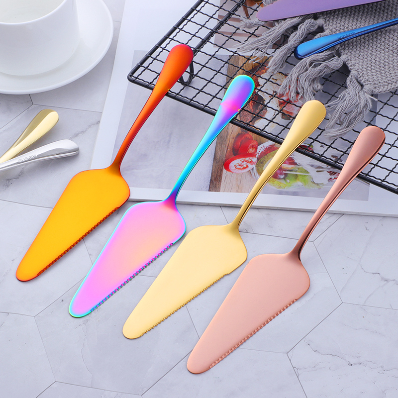 Nordic Cutlery 304 Stainless Steel Pizza Cheese Triangle Shovel Cake Mooncake Cheesey Meal Baking Tool Knife