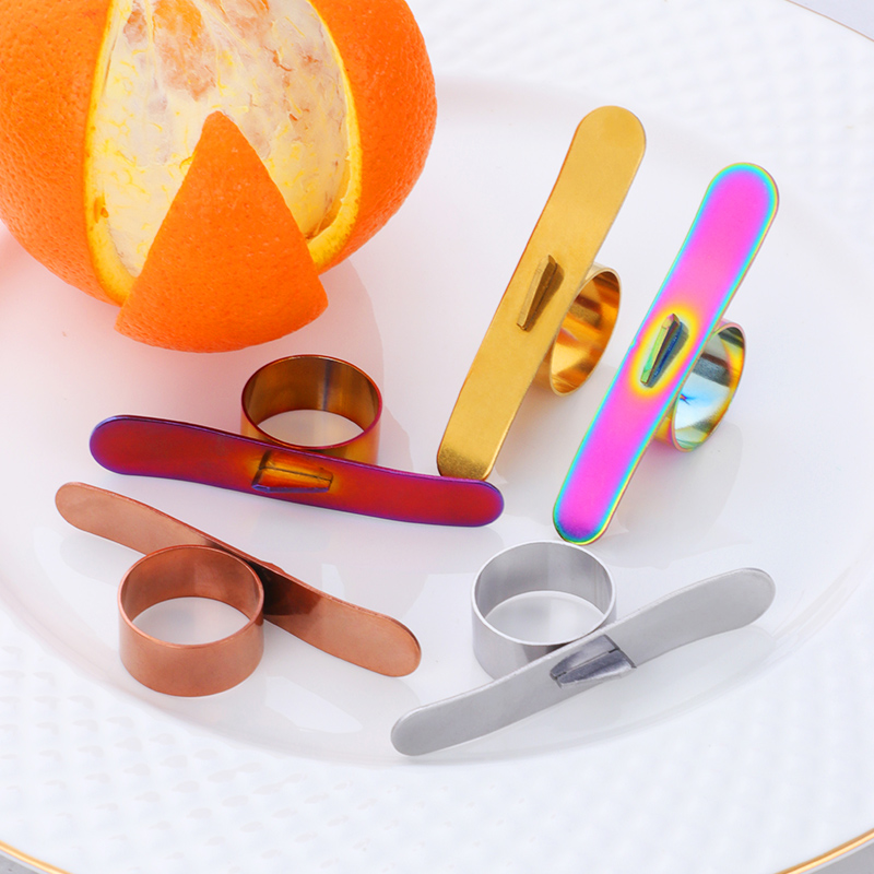 Stainless steel peeling device orange peeling device orange peeling artifact orange grapefruit ring cut open fruit kitchen gadget