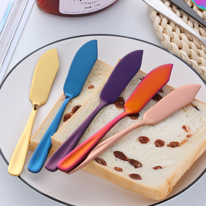 304 stainless steel cream knife butter knife jam knife thickened butter knife spatula cream knife western tableware