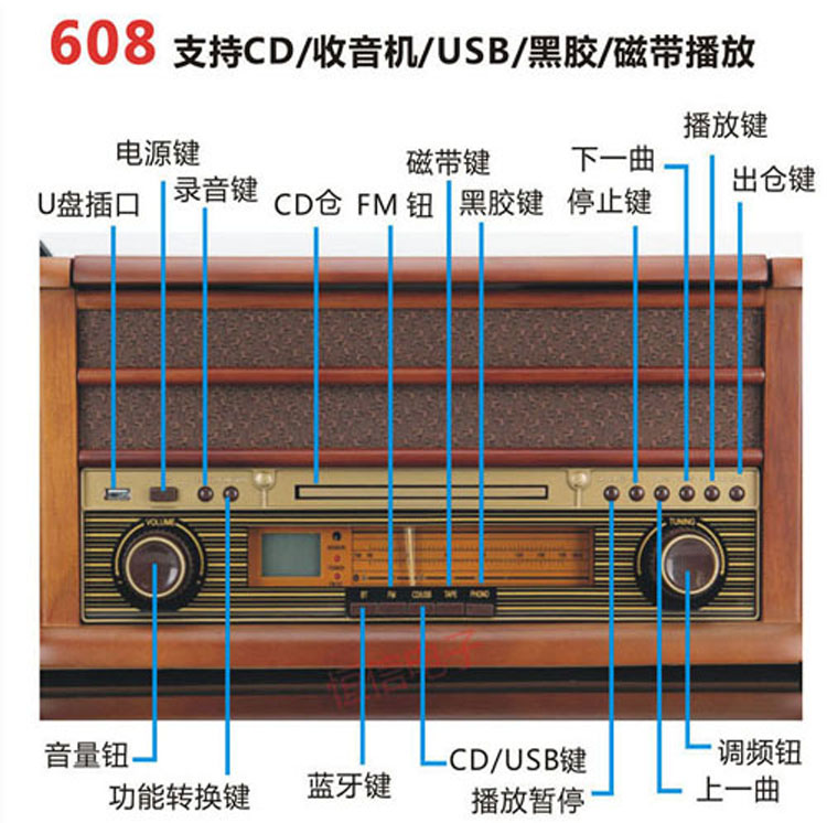 đầu đĩa than tốt nhất	 Hengxin cao cấp Bluetooth vinyl ghi âm máy nghe nhạc LP vinyl ghi âm máy ghi âm máy CD đài phát thanh USB máy phát đĩa than