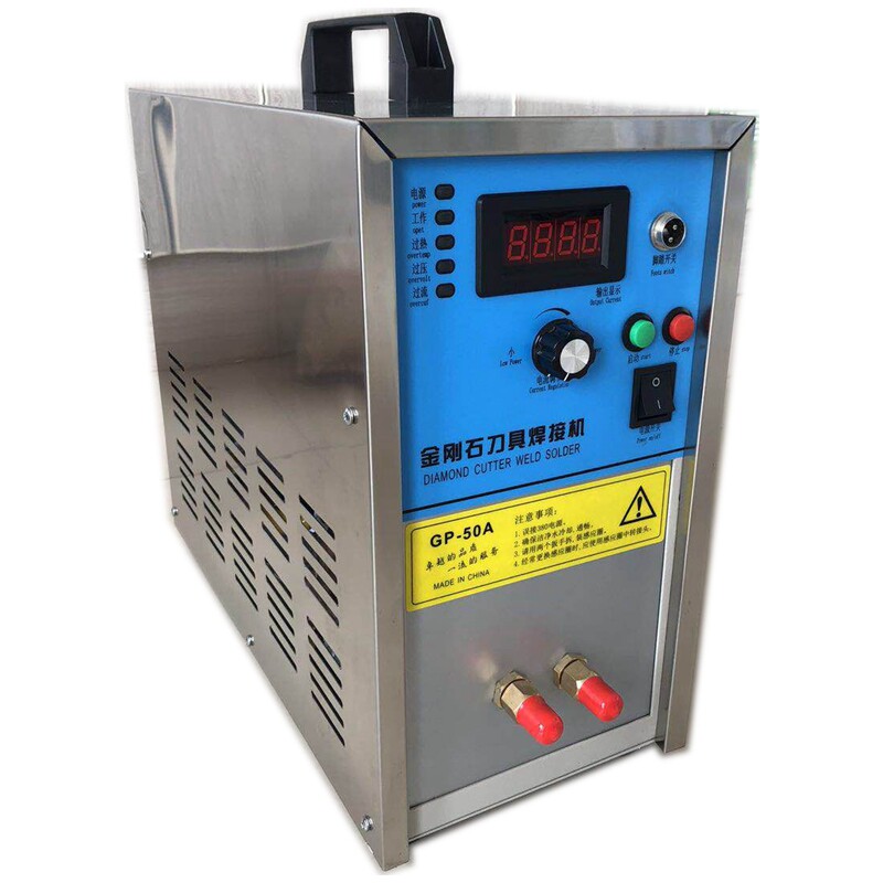 Diamond thin-wall engineering hole saw welding equipment high frequency induction welding machine saw blade machine induction coil induction head