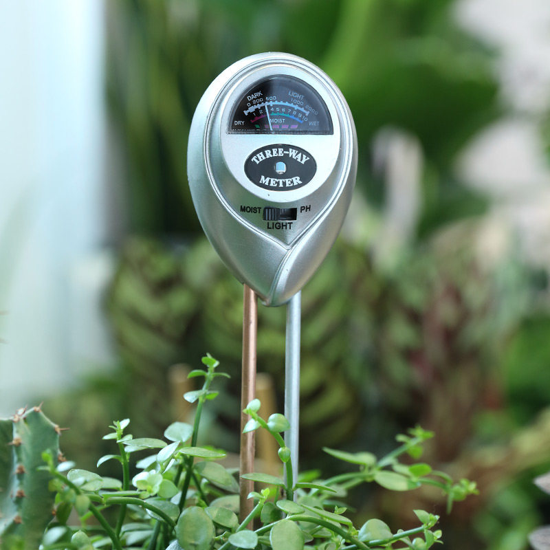 Household simple flowers and grass dry humidity soil detector green plant potted plant pH test pH light detector