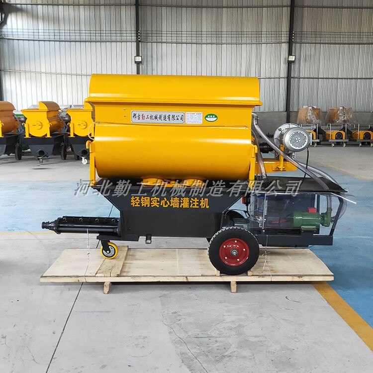 Screw-Type Mixing Integrated Grouting Pump, Light Steel Villa Wall Grouting Pump, Polystyrene Particle Foam Cement Grouting Pump