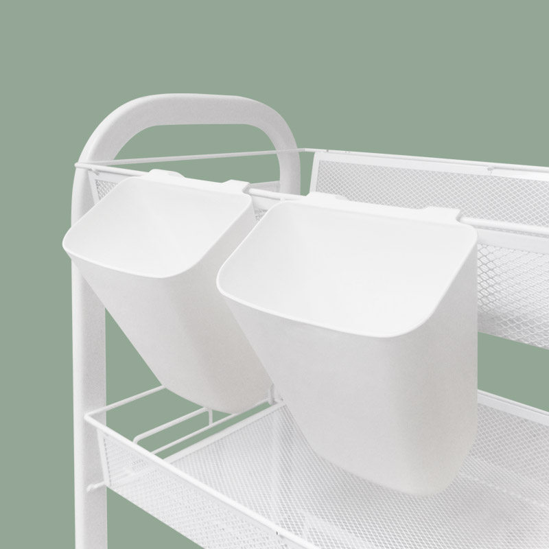 Hanging Basket Trolley Portable for Home Secontaining tableware Miscellaneous Plastic Boxes Small Hanging Bucket