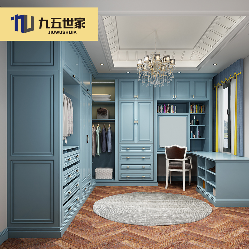 Shanghai Whole House Custom Wardrobe Cloakroom Custom Made European Aige Board Millennium Boat Hexiang Board Bedroom Furniture Factory