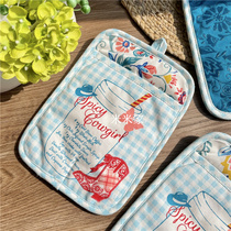 ou mei dan kitchen milk heels high-temperature microwave oven gloves silica gel insulation mat mat two-in-one