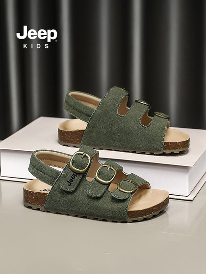 jeep童鞋男童凉鞋运动百搭涉水溯溪沙滩鞋2024年新款女童休闲凉拖