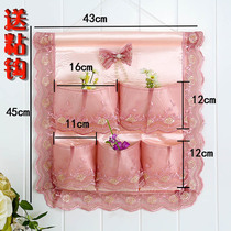 Hanging storage bag wall hanging bag door rear hanging bag storage bag wall multi-layer hanging adhesive hook finishing storage bag