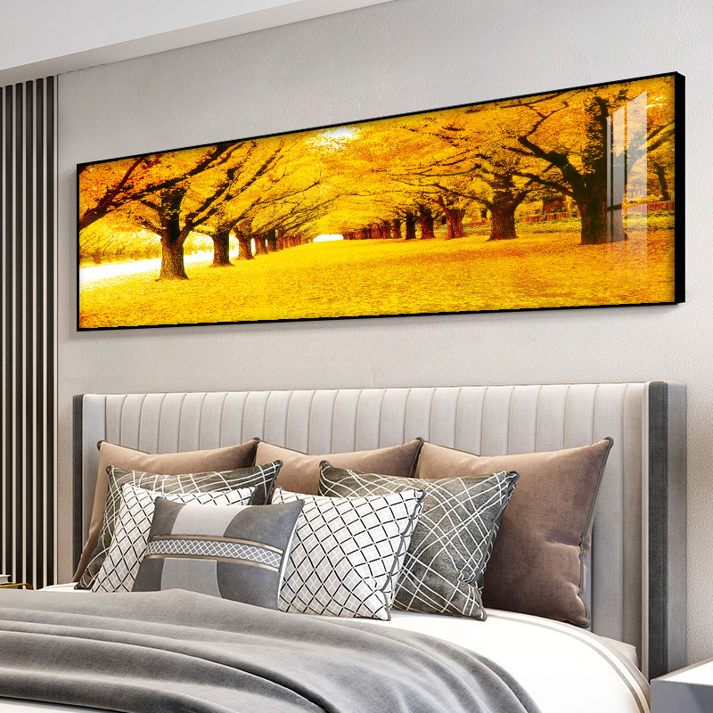 Living room decoration painting sofa background wall painting bedroom wall decoration bedside painting modern minimalist atmospheric mural painting