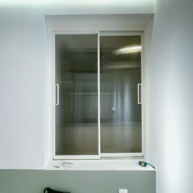 Kitchen Balcony French Retro Sliding Window Indoor Casement Window Bathroom Sliding Window Double Sliding Window Changhong Glass Window
