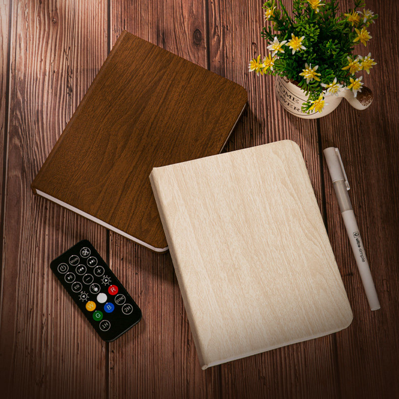 Bluetooth music book light creative custom gift bedroom charging folding night light LED book light Christmas