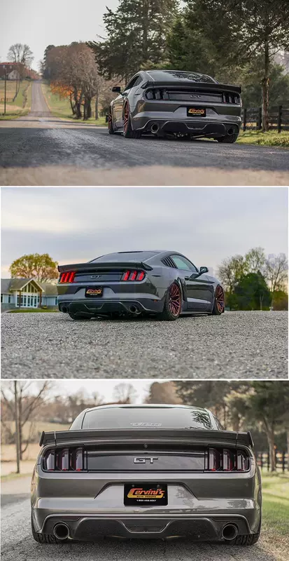 Cánh gió sau bằng sợi carbon sửa đổi của Ford Mustang Cánh gió sau bằng sợi carbon áp lực của Cervini Cánh gió cố định cánh gió sau - Sopida trên