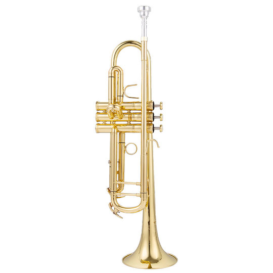 New Three-Tone Trumpet French Ty Brand Tytr-100S B-Flat Instrument for Students, Adults, Beginners, Grading Exams, and Performance