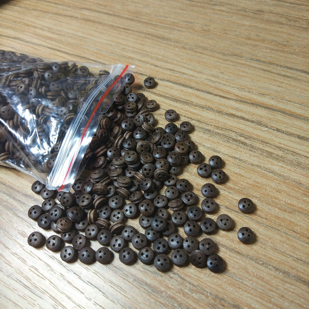 Black walnut three-eye smooth wheel boat mold with advanced pulley series 4mm-8mm 20 pieces per bag