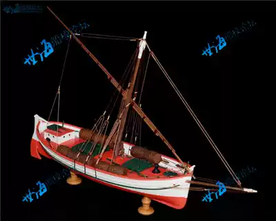 Leudo 1800-1900 Leodo wooden ship model cover